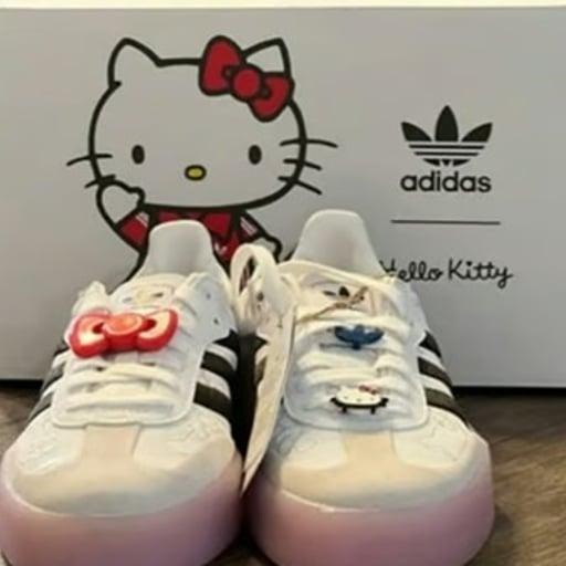 Adidas X Hello Kitty Sambae Athletic Shoes Size:EU37=Women's 6= Men's 5