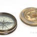 Makers to the Queen Compass w leather case New Handmade