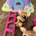 LPS Tree House With Swing Play Set Accessorie 2008. Bench, Ladder, 2 Pets. Read