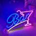 Acrylic LED Bar Sign with Hanging Chain, USB Powered, 14.96x9.06inches