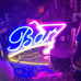 Acrylic LED Bar Sign with Hanging Chain, USB Powered, 14.96x9.06inches