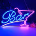 Acrylic LED Bar Sign with Hanging Chain, USB Powered, 14.96x9.06inches