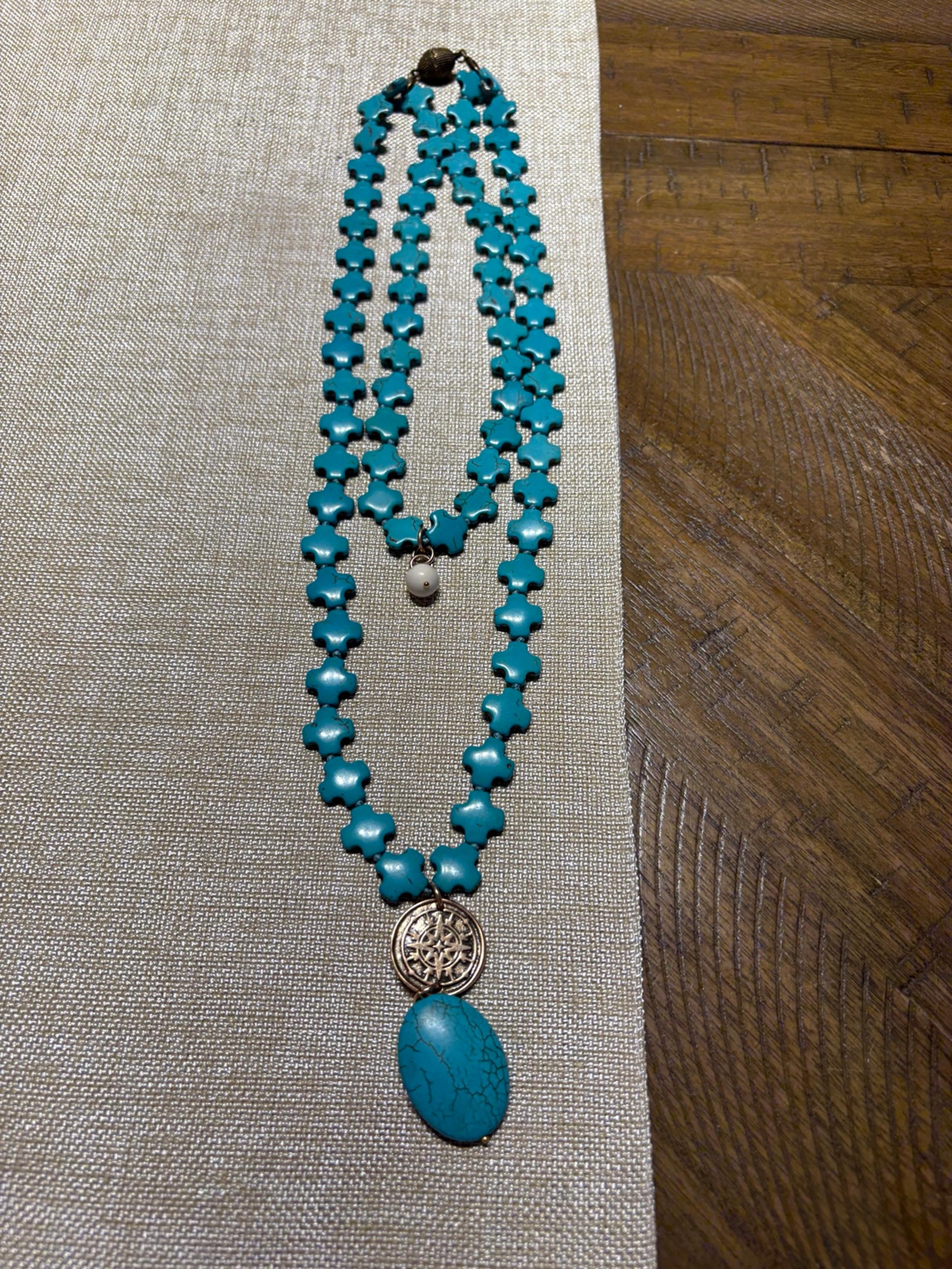 “BE THE LIGHT/STAR” Short Fusion Necklace by Katia Designs