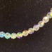 Sparkly necklace with aurora borealis AB Swarovski crystals