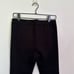 Tory Burch Sport Women’s Black Subtle Kick Flare Stretch Knit Mid Rise Cropped L