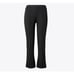 Tory Burch Sport Women’s Black Subtle Kick Flare Stretch Knit Mid Rise Cropped L