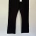 Tory Burch Sport Women’s Black Subtle Kick Flare Stretch Knit Mid Rise Cropped L
