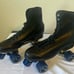 VINTAGE OFFICIAL ROLLER DERBY SKATES MEN'S SIZE 10 MINT CONDITION COMES WITH BAG