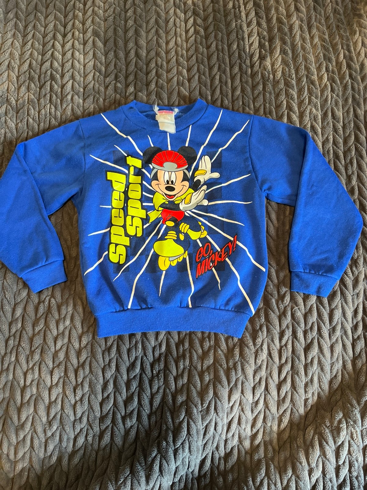Vintage Mickey Mouse roller blade Disney 90’s? Sweatshirt Toddler