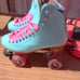 Moxi Beach Bunny Roller Skates Sky Blue Bunnies Outdoor Quads New Without Box