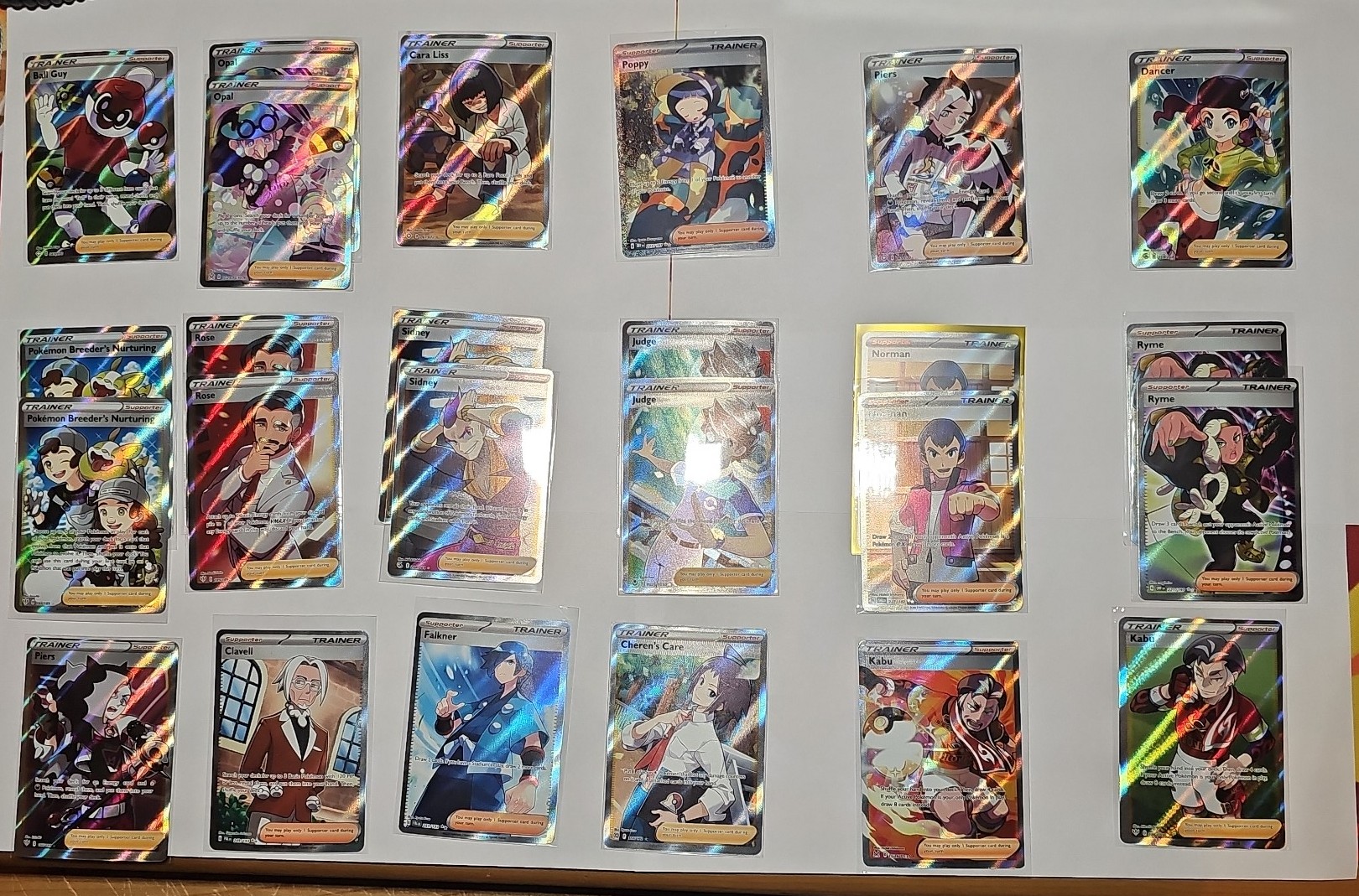 24 full art pokemon trainers