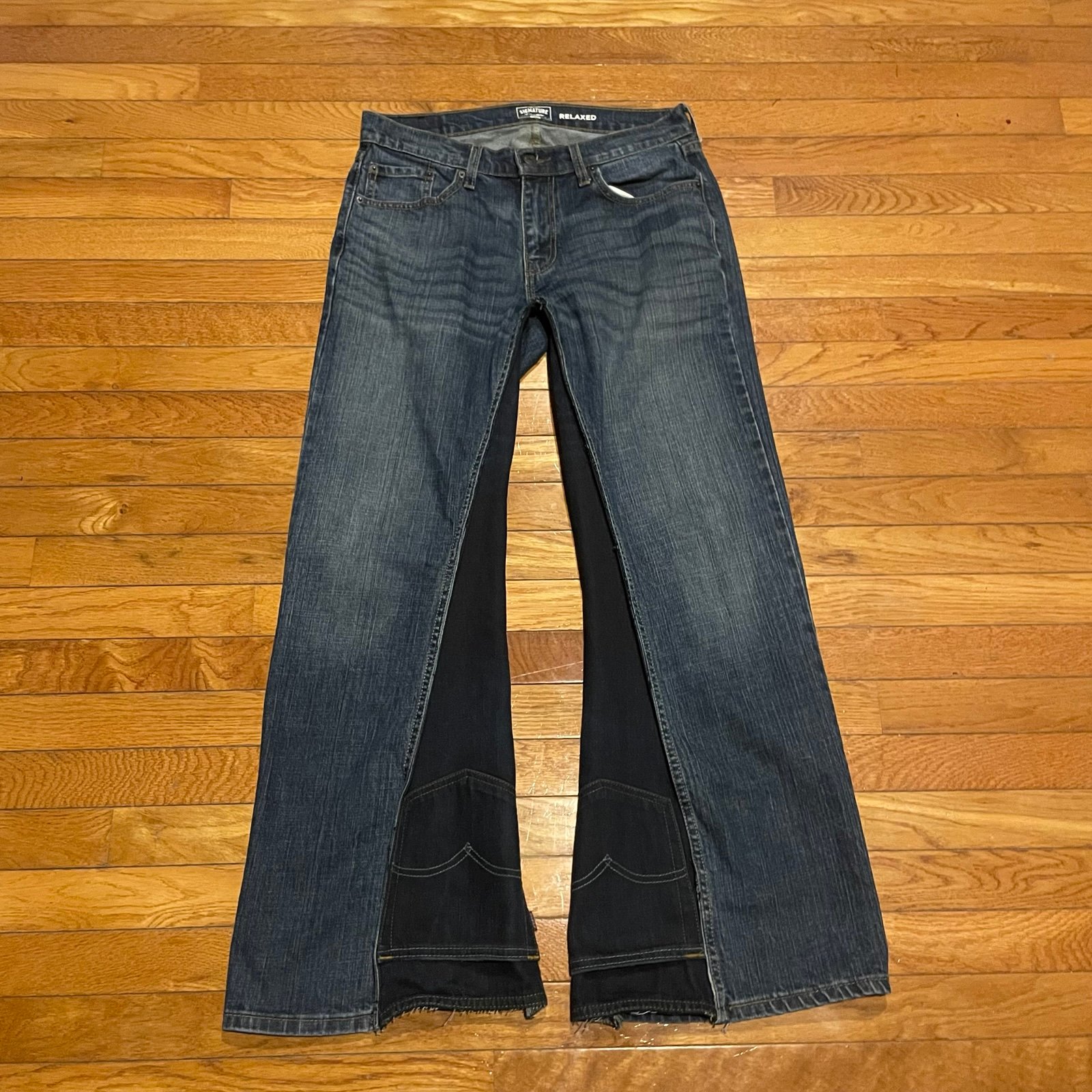 Flared BootCut up cycled jeans By Me