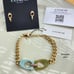 Coach Signature Bracelet & Earrings Set