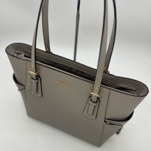 michael kors voyager tote grey