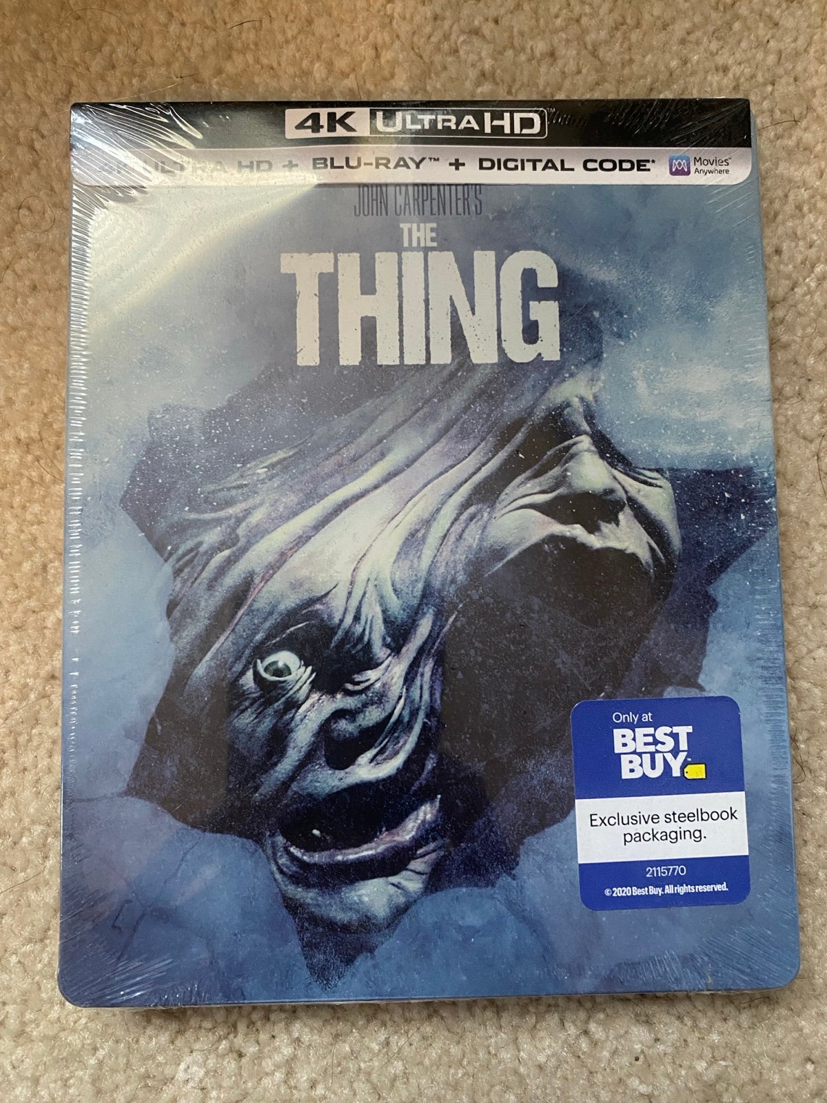 The Thing 4k UHD Steelbook (Best Buy Exclusive)