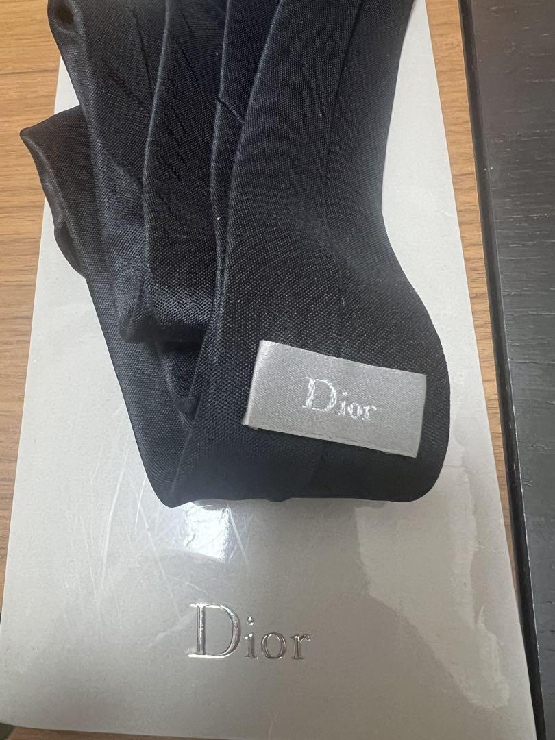 Dior Homme Dior Homme Tie, Highest Quality Plain Trotter Black