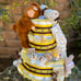 Teddy Bear Diaper Cake, Boy Diaper Cake
