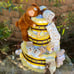 Teddy Bear Diaper Cake, Boy Diaper Cake