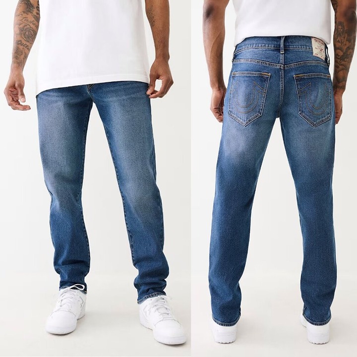 NWT New 159 True Religion Geno Relaxed Slim Jeans Size 40 x 32