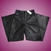 Reformation Veda Cary Wide Leg Leather Pants High Waist 4R Black NWT