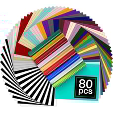 Heat Transfer Vinyl Bundle 80 Pack