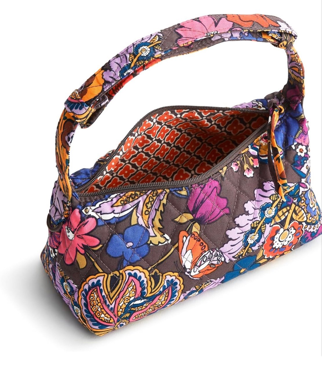 Vera Bradley Roxbury crescent (colorful bouquet ) crossbody NWT