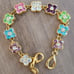 Joan Rivers Goldtone Multi-Colored Crystal Bracelet