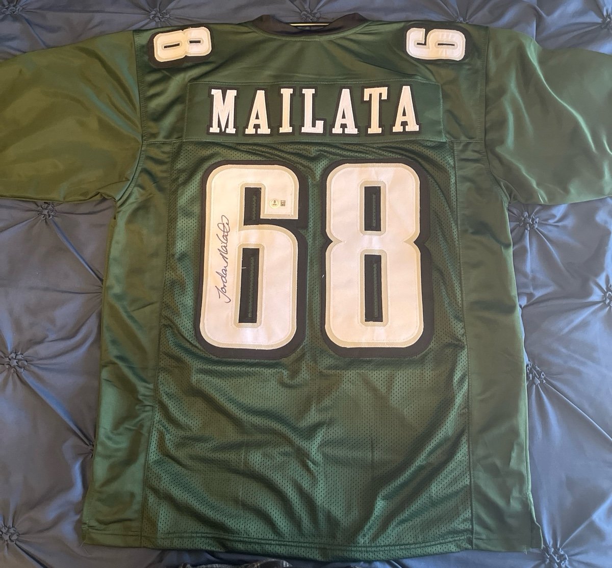 SIGNED and AUTHENTICATED Jordan Mailata Jersey