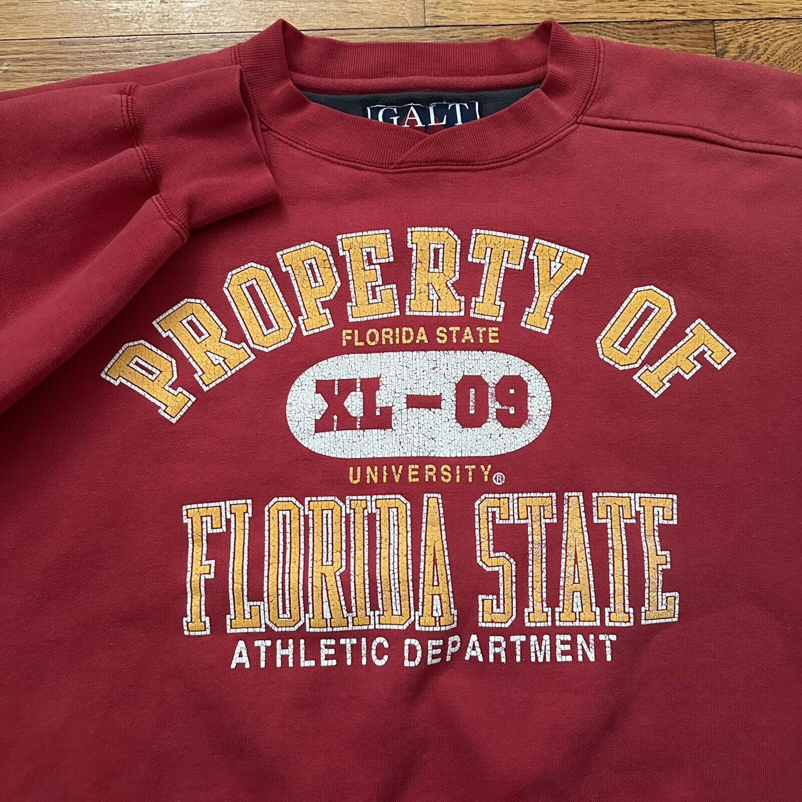 Vintage University Of Florida State Seminoles Sweatshirt Large NCAA