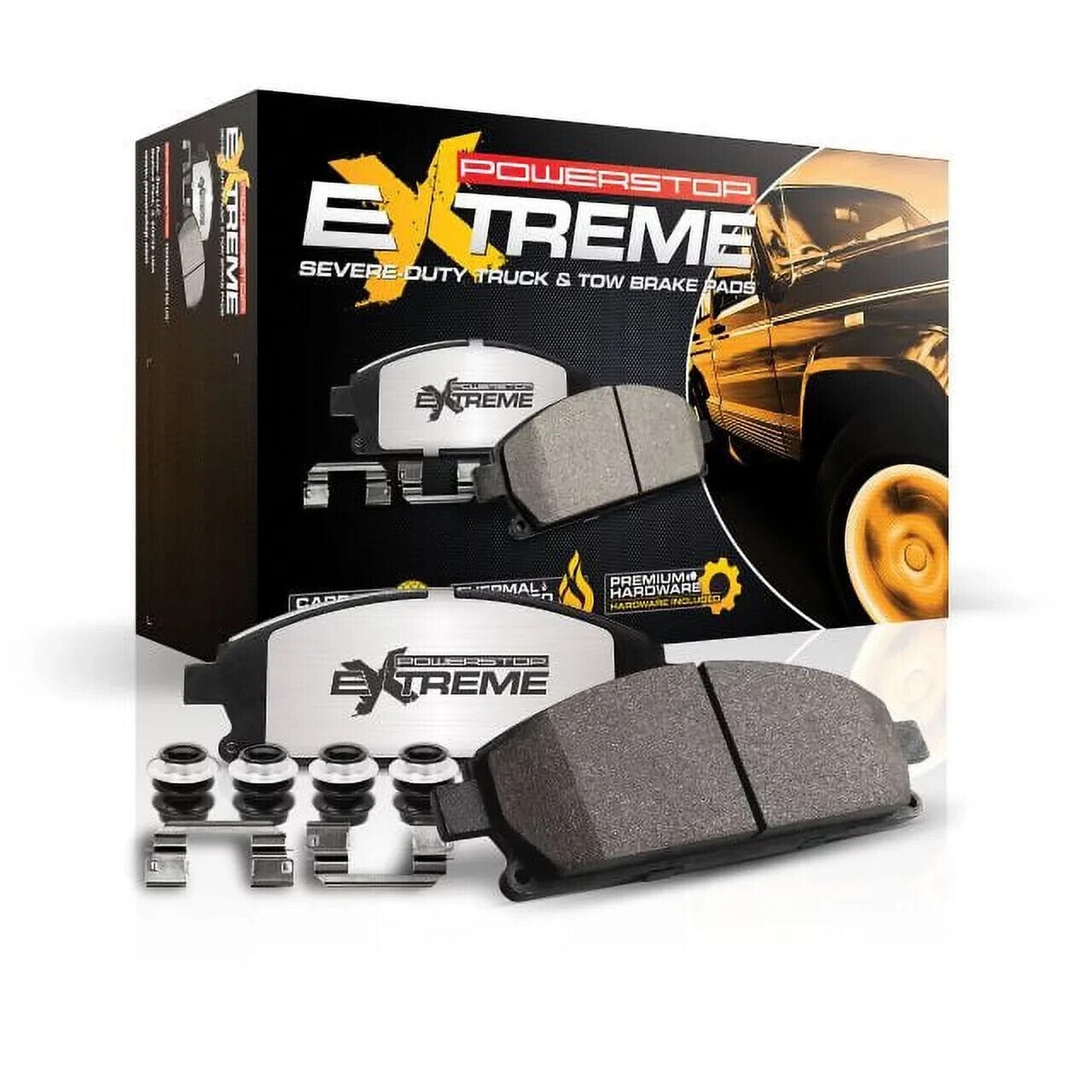 Power Stop K137-36 Front Z36 Truck & Tow Brake Pad Kit for 19-22 Ram 2500 3500