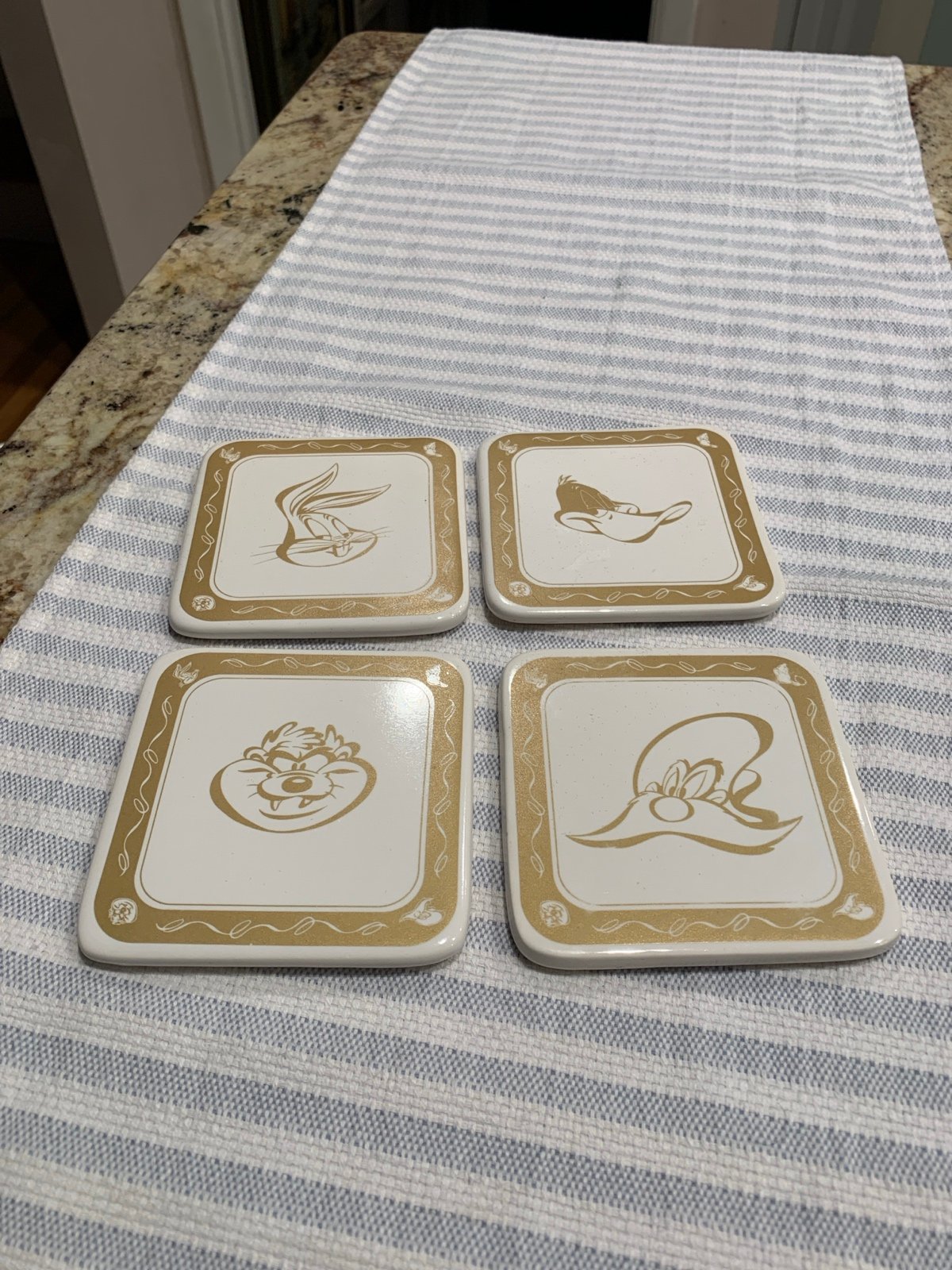 Vintage Looney Tunes Ceramic coasters