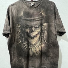 James Ryman 2013 Scarecrow Horror Tie Dye Graphic T-Shirt Size XL Halloween.