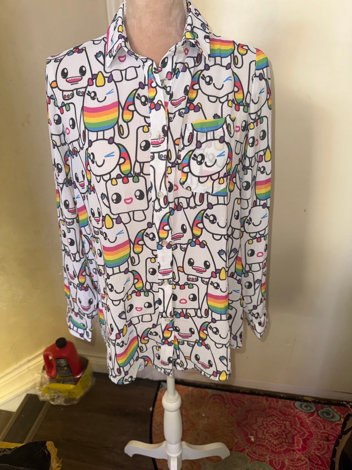 Ameri（アメリ）の「HAOKAN BACK RIBBON BLOUSE（シャツ
