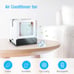 Air Conditioner Portable Evaporative Cooler Humidifier Mini Desktop Cooling F