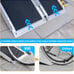 Portable Wheelchair Ramp 4FT, Non-Slip Aluminum Folding Handicap Ramp