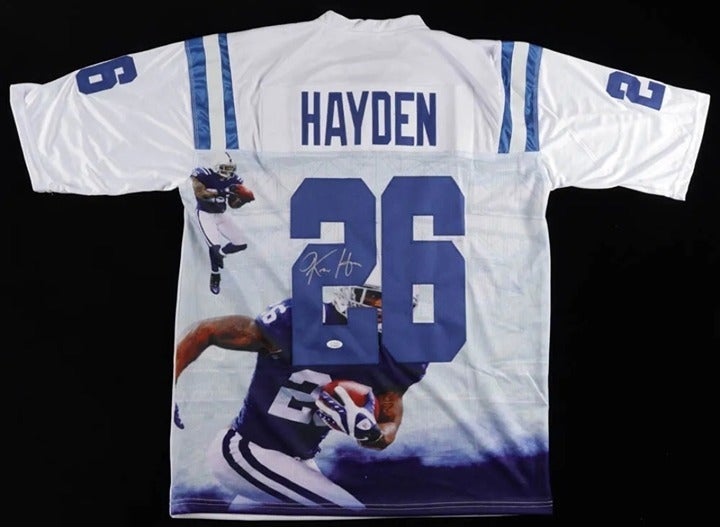 Kelvin Hayden Authentic Autographed Signed Indianapolis Colts Jersey (JSA)