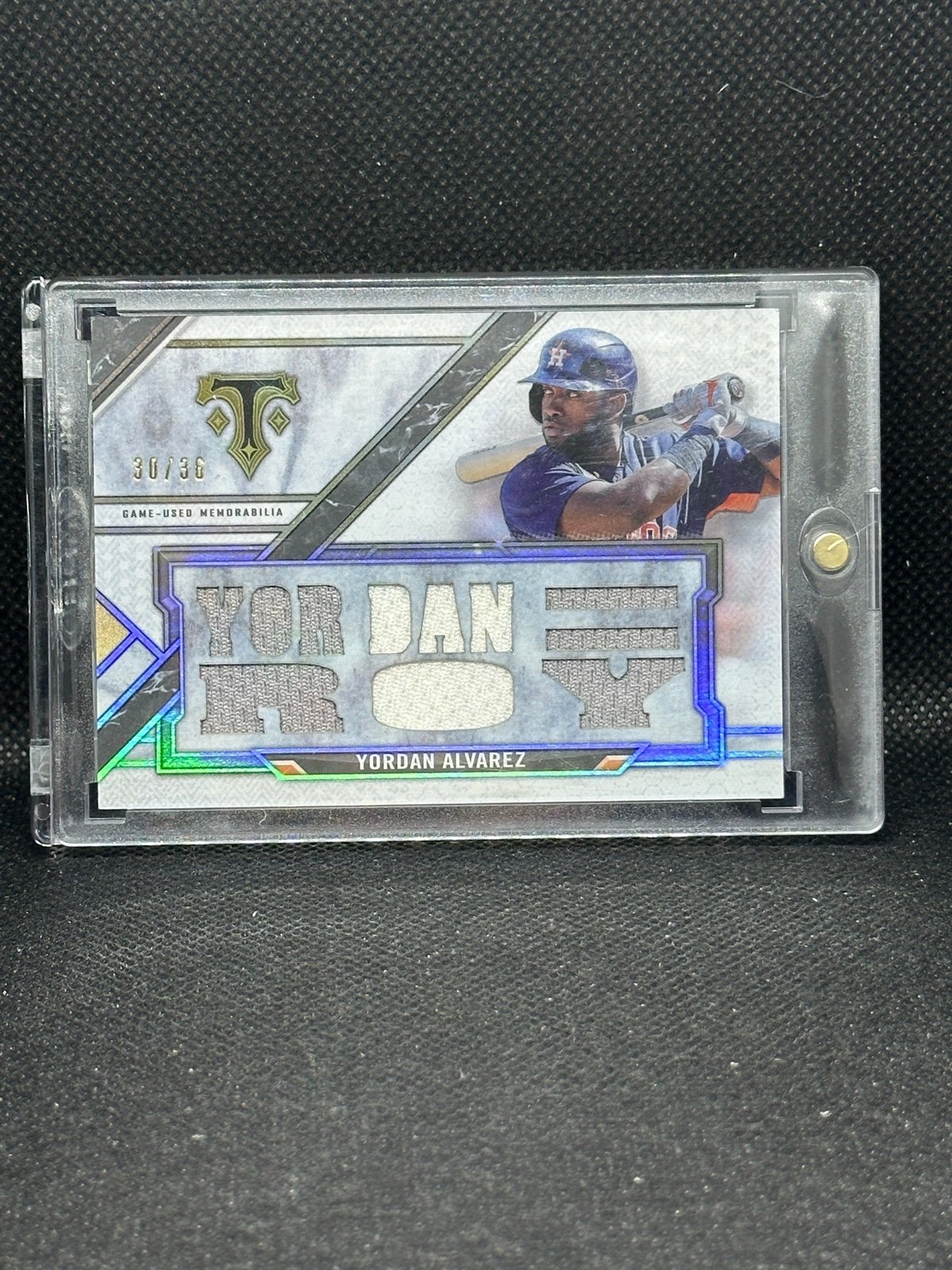 2024 Topps Triple Threads #TTR-YA3 Yordan Alvarez Triple Threads Relics /36