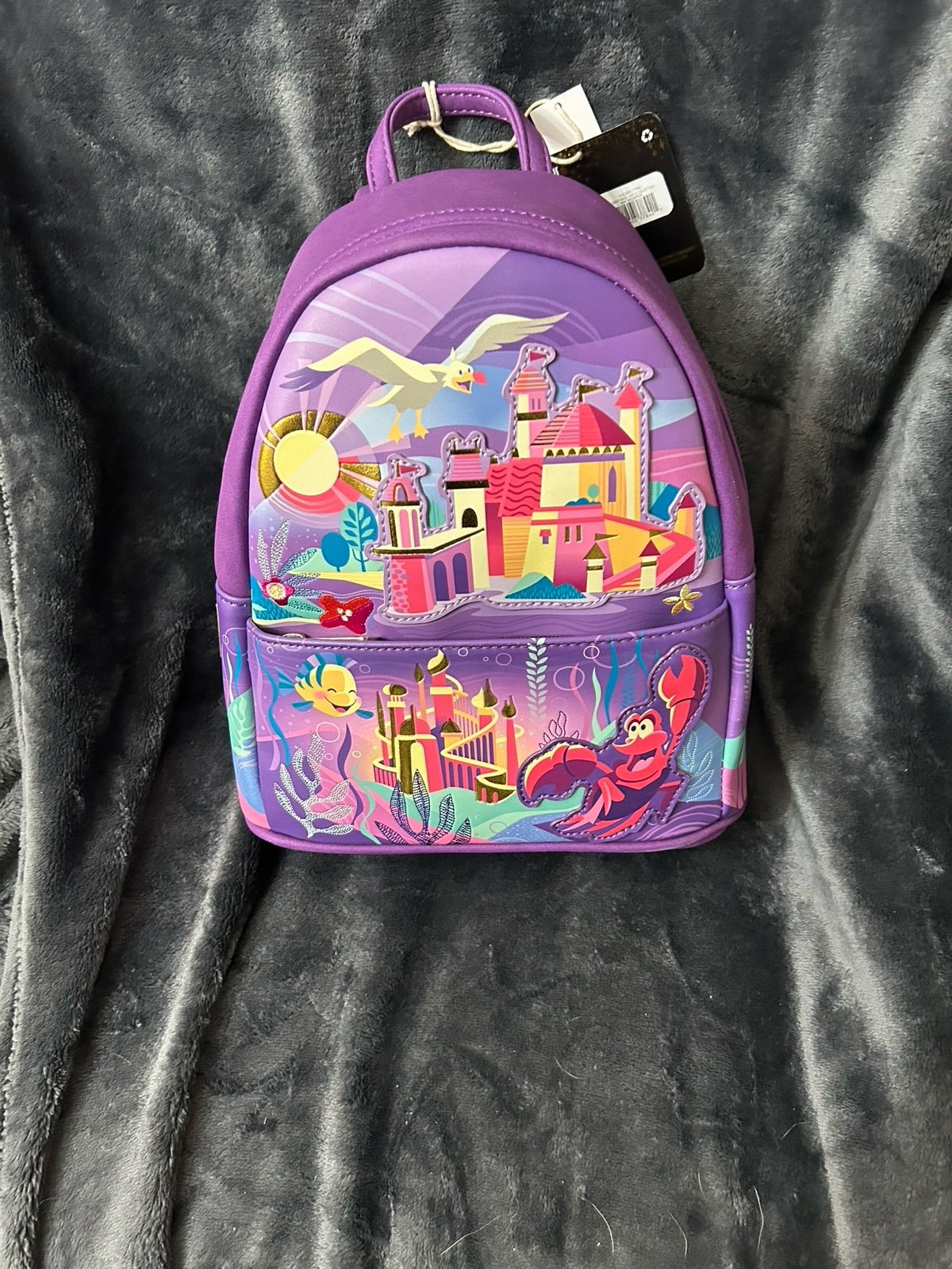 Loungefly Little Mermaid castle collection NWT mini backpack