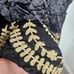 Uncle Frank Women's Black Ivy Medallion Crewel Embroidered Dress Size XS Boho