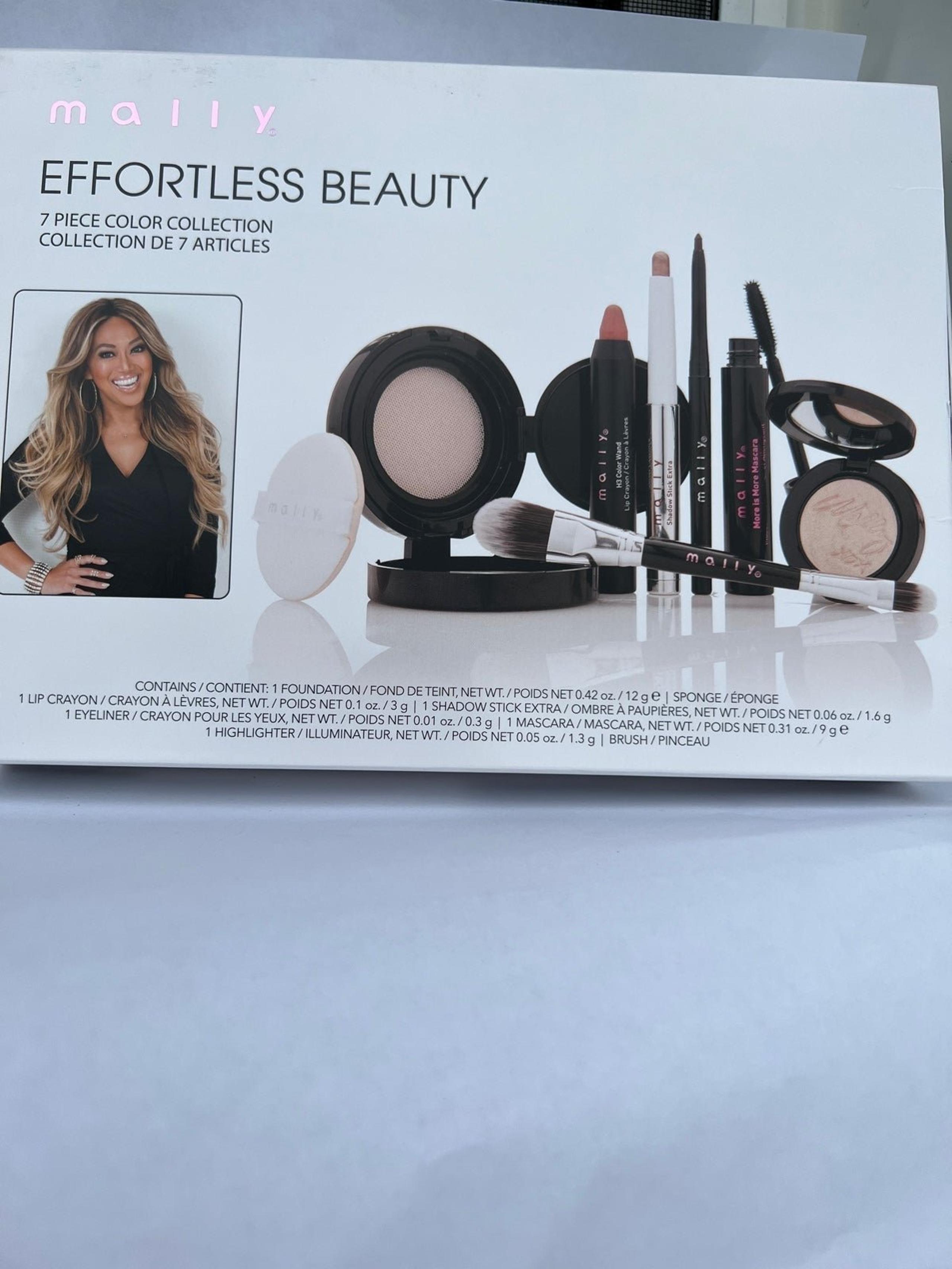 Mally 7 pieces effortlessly make up set