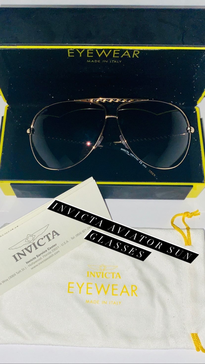 INVICTA AVIATOR SUNGLASSES NEW