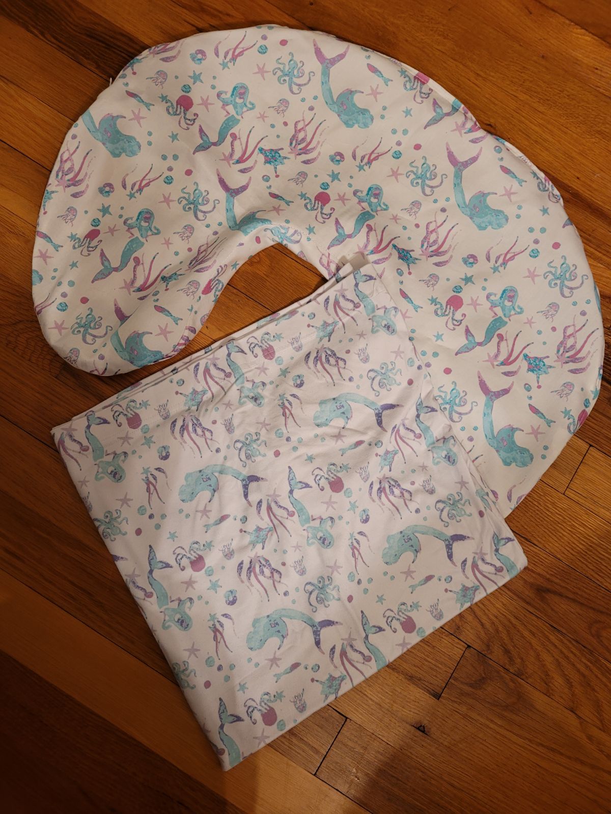 Custom made boppy cover and 5 in 1 nursing cover