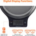 Amazon Basics Stainless Steel Digital Kitchen Scale with LCD Display, Batteries