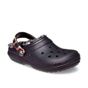 NWT Crocs Classic Lined Animal Remix Clog Men's Size 13 Black 207842-0ZR Fall