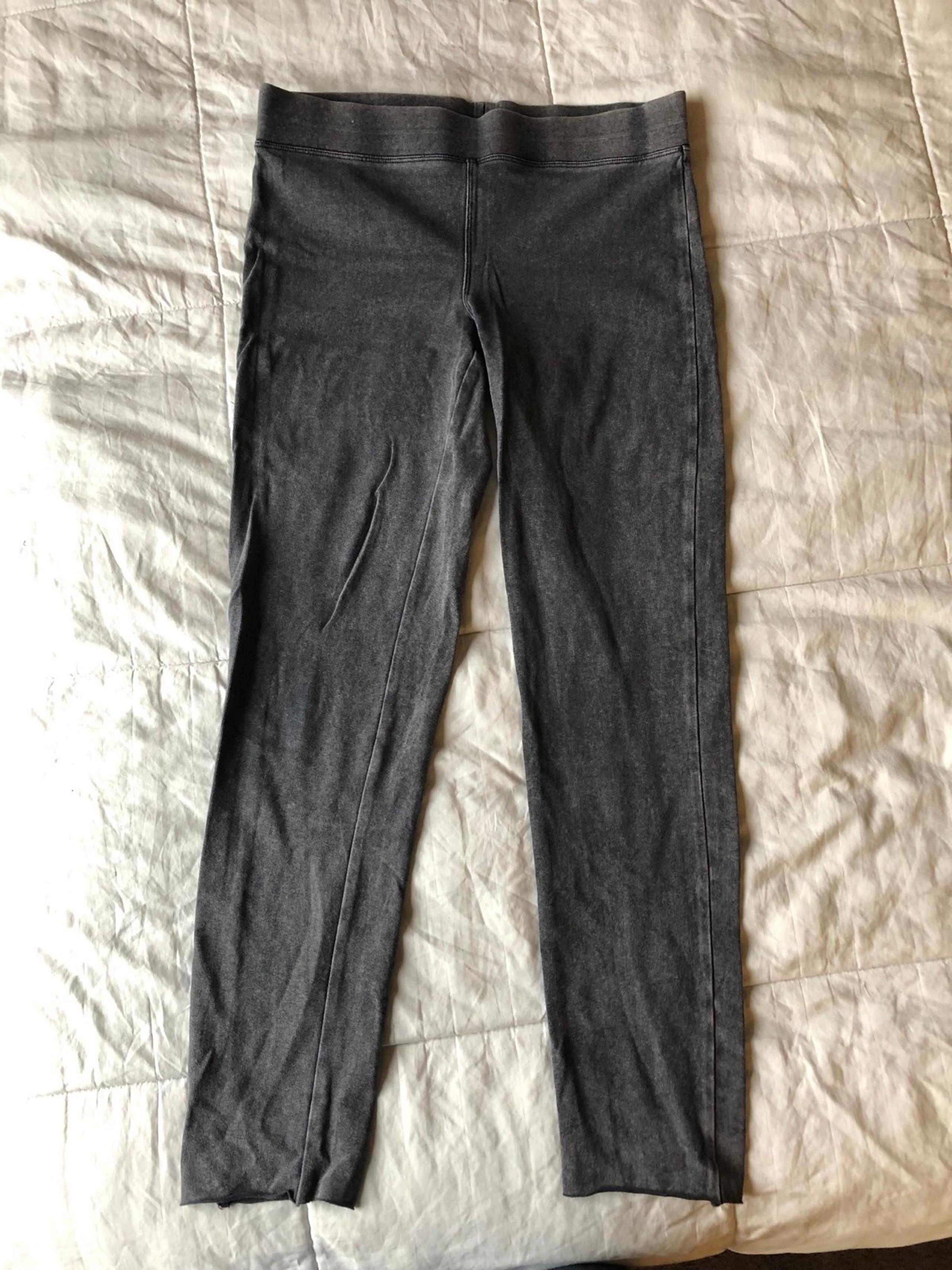Express Grey Distressed Leggings - Size XS