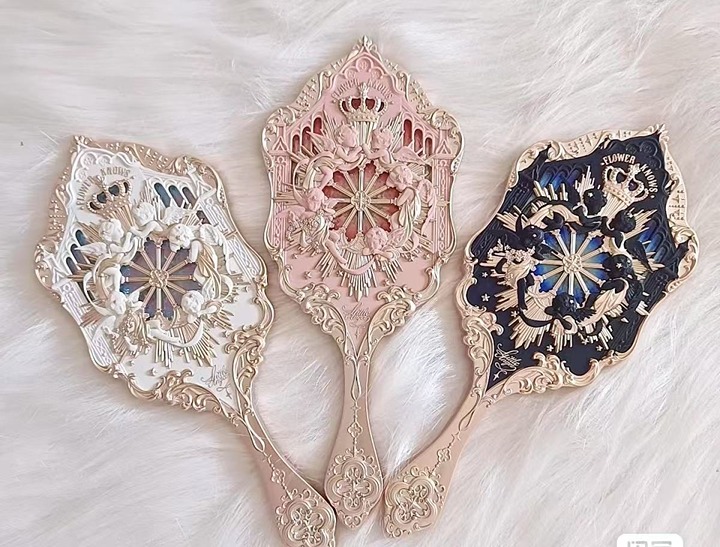 Flower Knows Little Angel Hand Mirror 3 options available NEW Pink