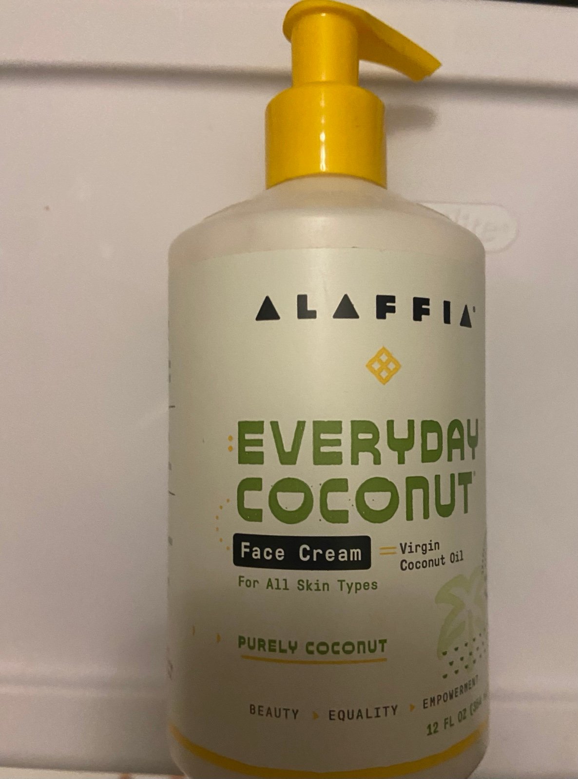 Alaffia EveryDay Coconut Face Cream - 12 fl oz