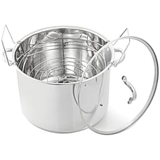 21.5 qt Stainless Steel Canner w/ Rack