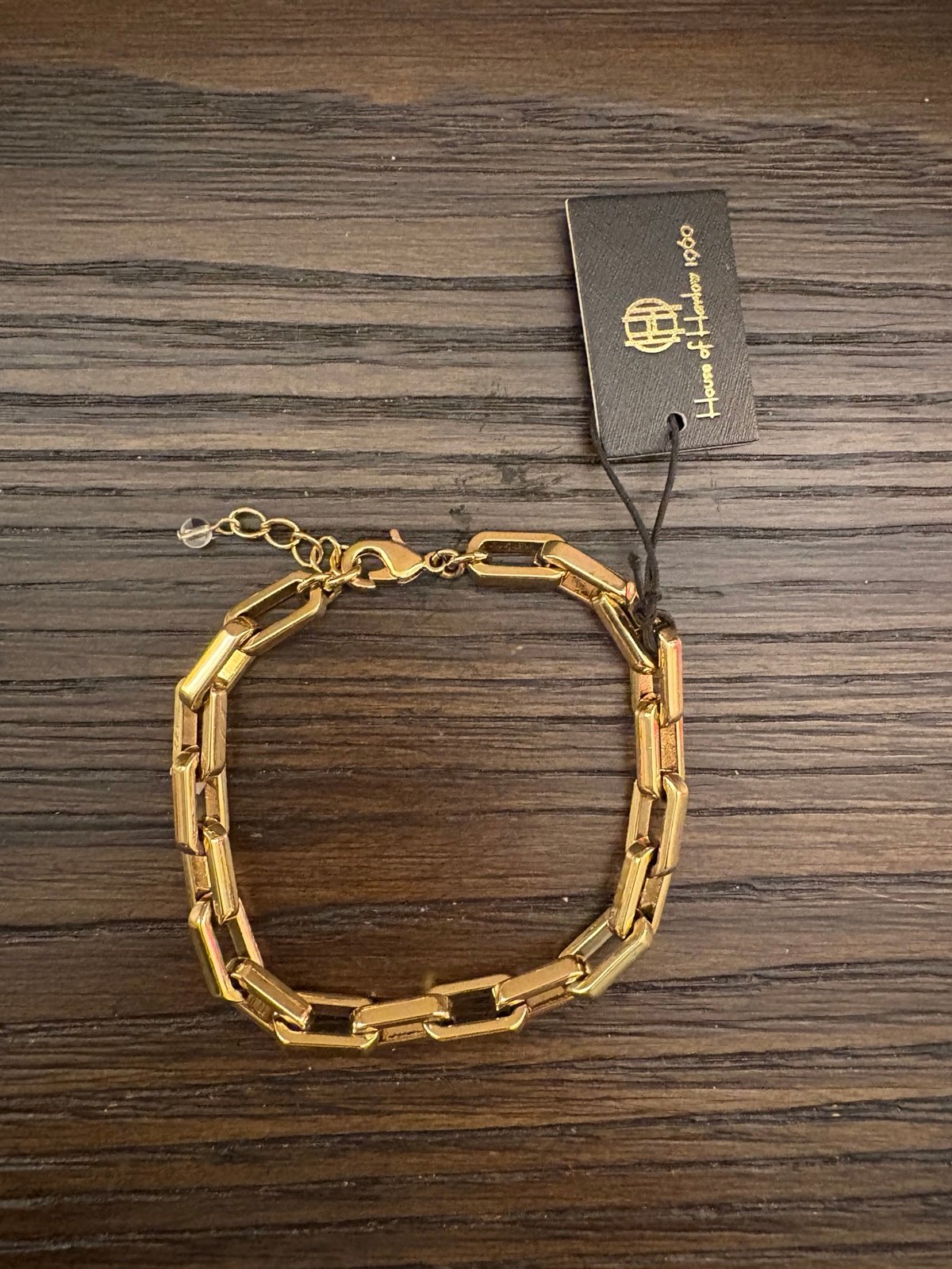 NEW House of Harlow 1960 gold chain bracelet