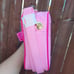 Barbie Allover Print Pin Display Crossbody Bag set B